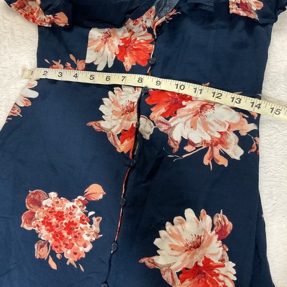 Floral Ruffle Strap Maxi Dress - Picture 9 of 14